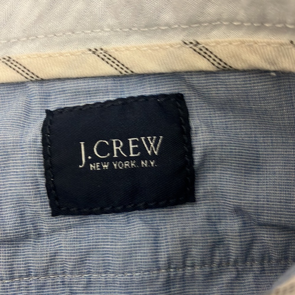J.Crew Chambray blue Club Shorts mens 32 W - Picture 5 of 8